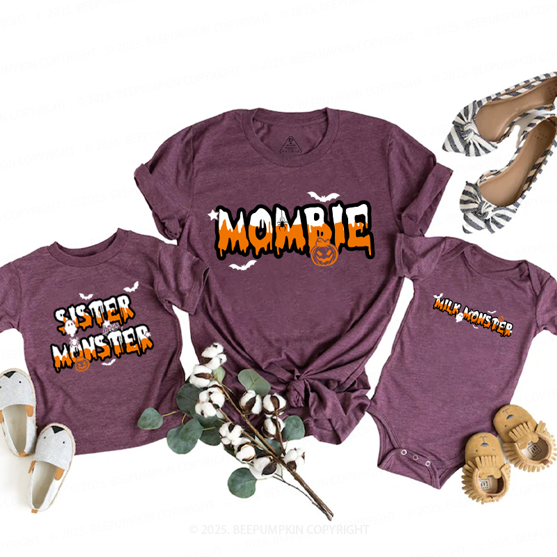 Personalized Monster Drip Halloween Family Matching Shirts