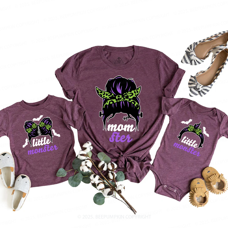 Personalized Halloween Monster Squad Family Matching Shirts