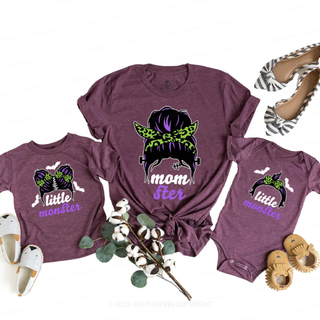 Personalized Halloween Monster Squad Family Matching Shirts