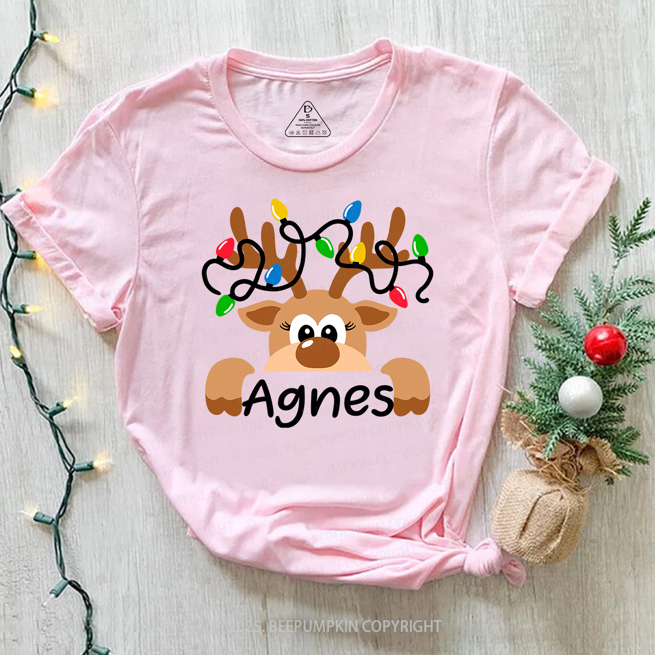 Personalized Cute and Funny Moose Christmas Family Matching Shirts Beepumpkin