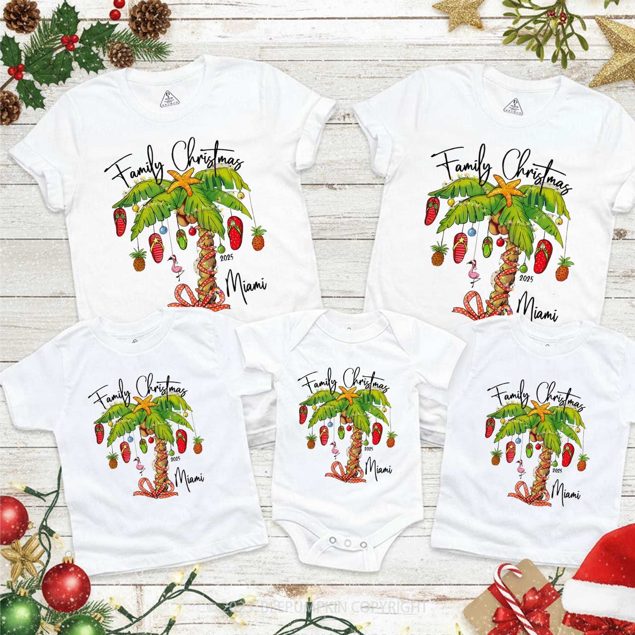 Personalized Christmas Vacation Family Matching T-Shirts Beepumpkin