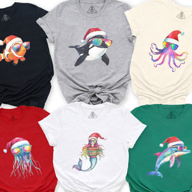 Personalized Christmas Cruise Family Matching T-Shirts Beepumpkin