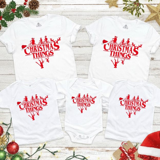 Holiday Adventures Family Matching T-Shirts Beepumpkin