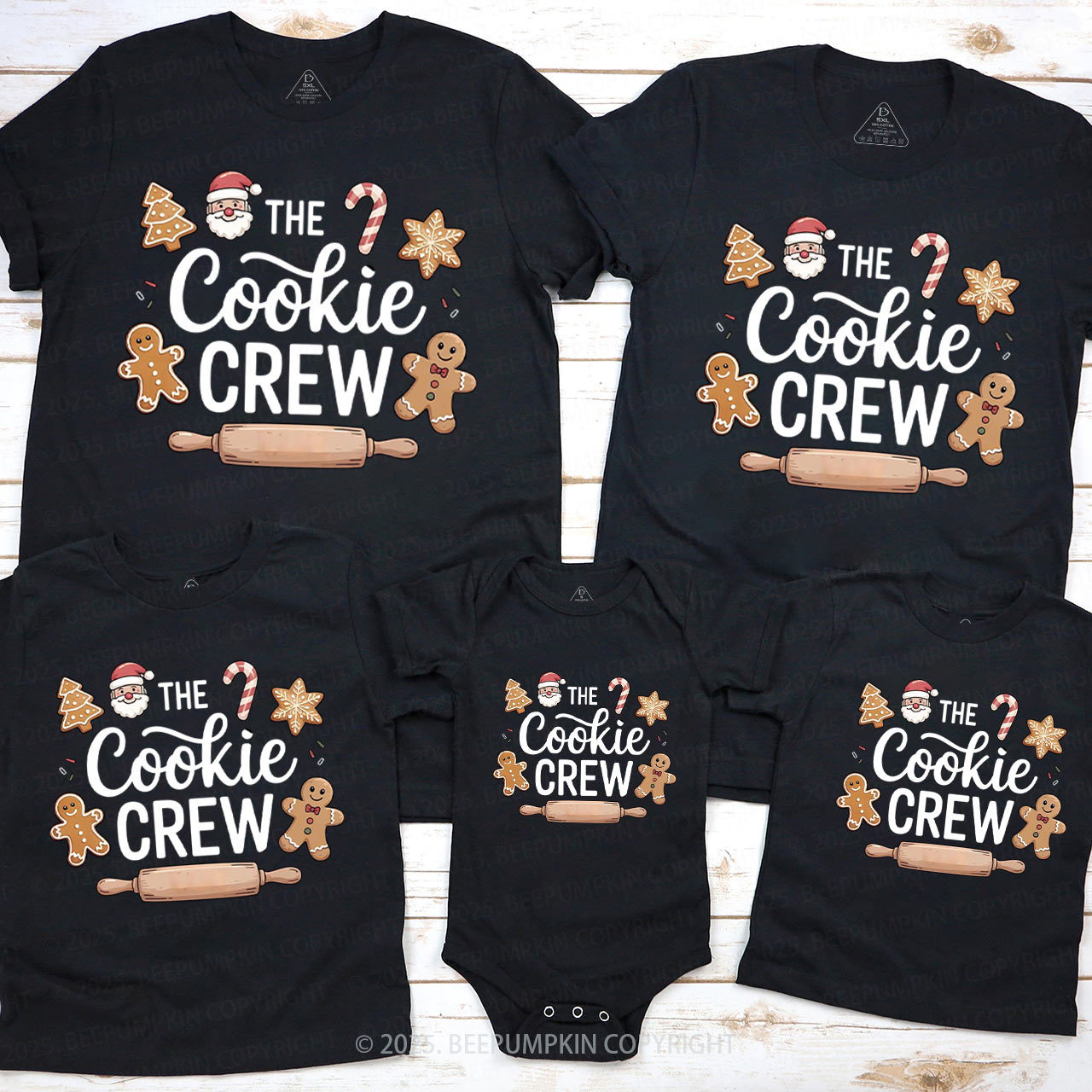 Cookie Squad Family Matching T-Shirts Beepumpkin