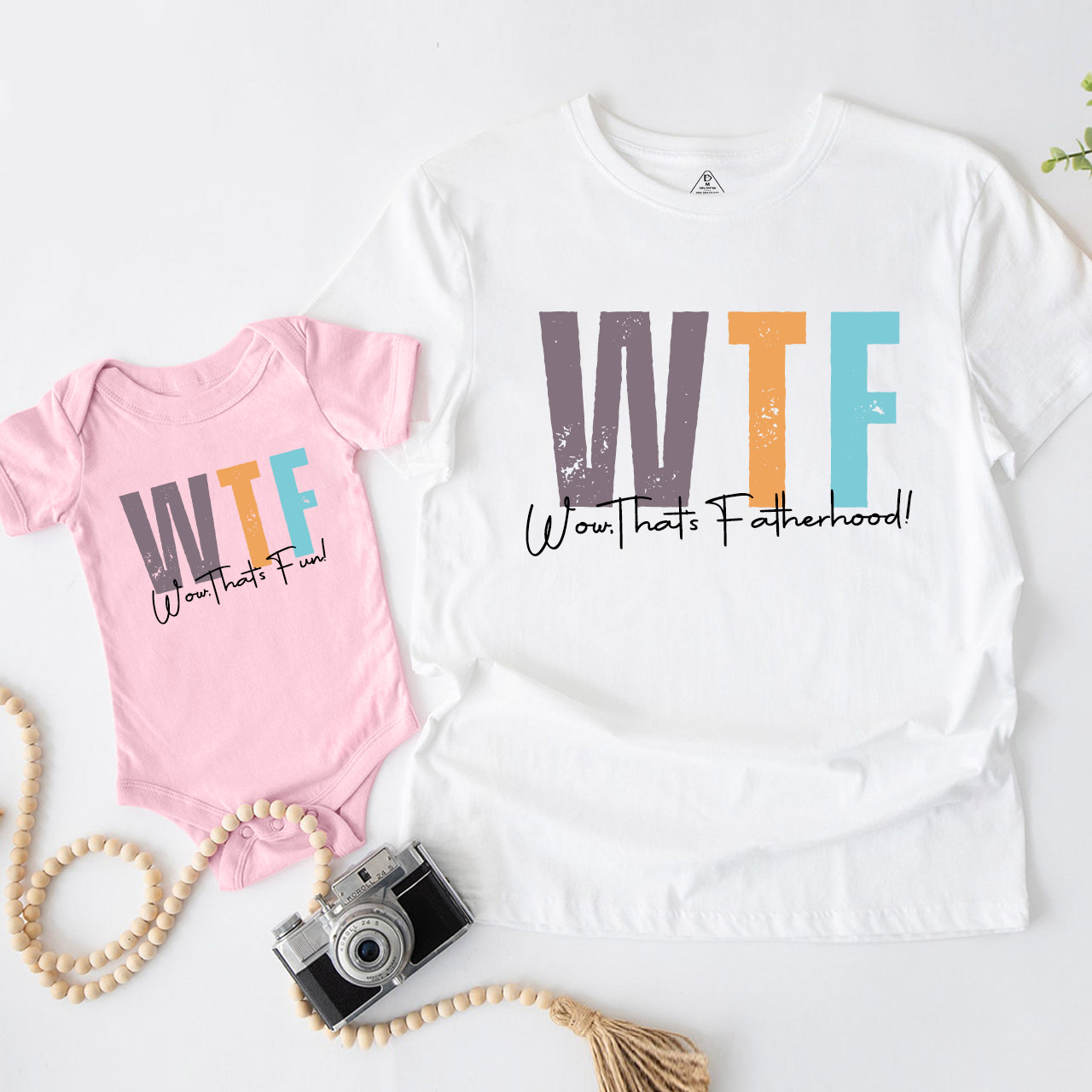 Wow, That's Fatherhood! Dad&Me Matching Shirts