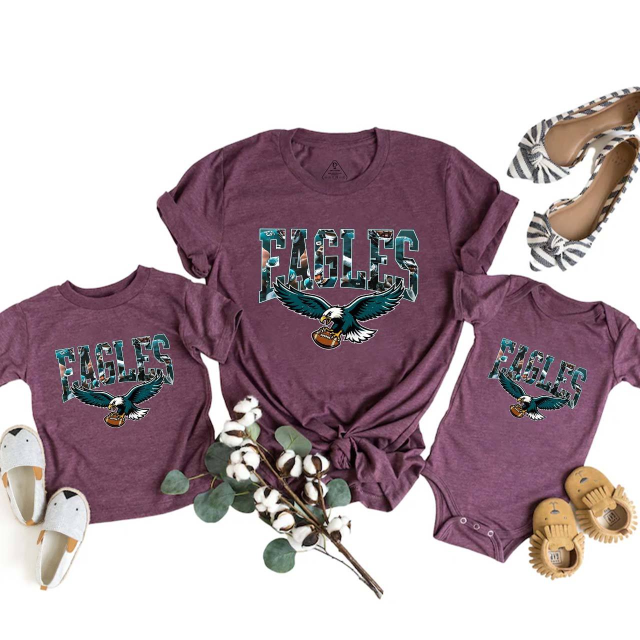 Talons Up Football Family Matching Tees Beepumpkin