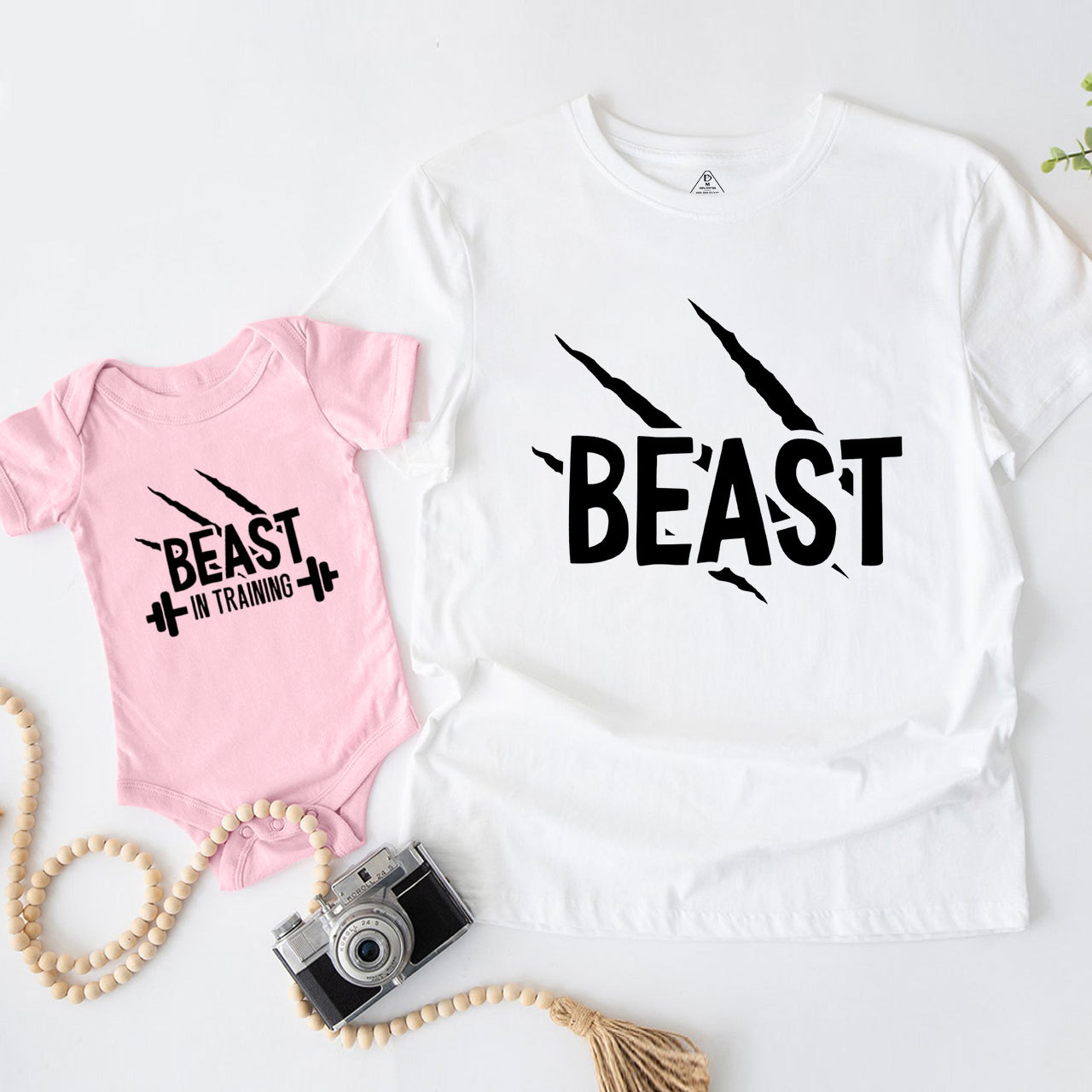 Beast And Beast In Training Dad&Me Matching Shirts