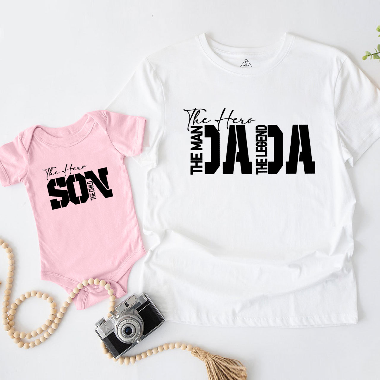 The Man The Legend Dad&Me Matching Shirts