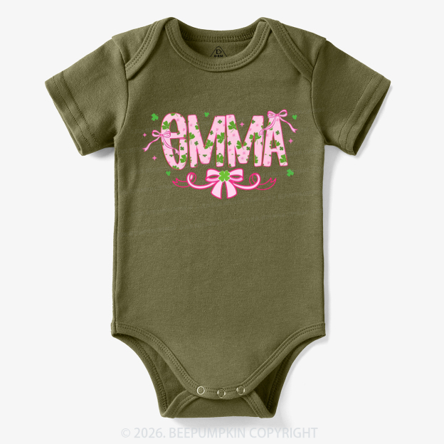 Personalized Name Shamrock St. Patrick’s Day Bodysuit