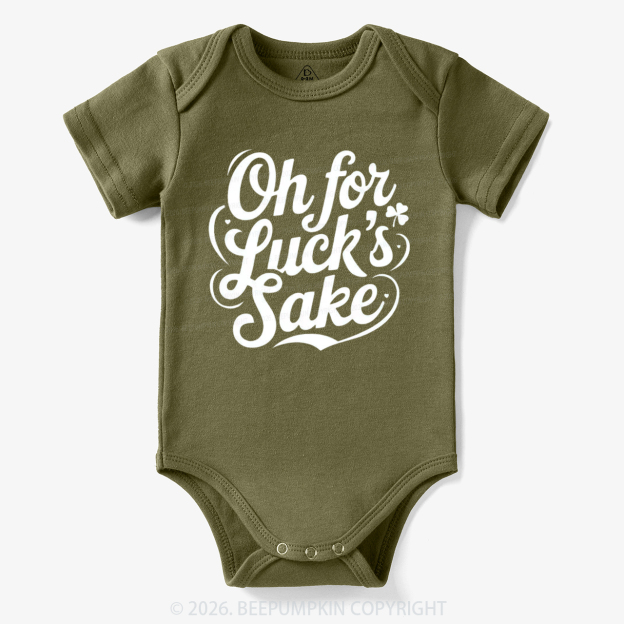 Oh For Luck’s Sake St. Patrick's Day Bodysuit