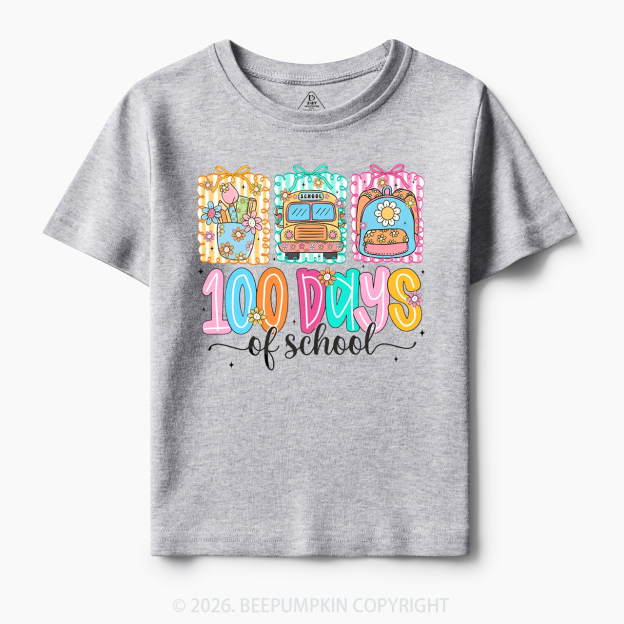 Classroom Art 100 Days of School Toddler&Kid's Tees