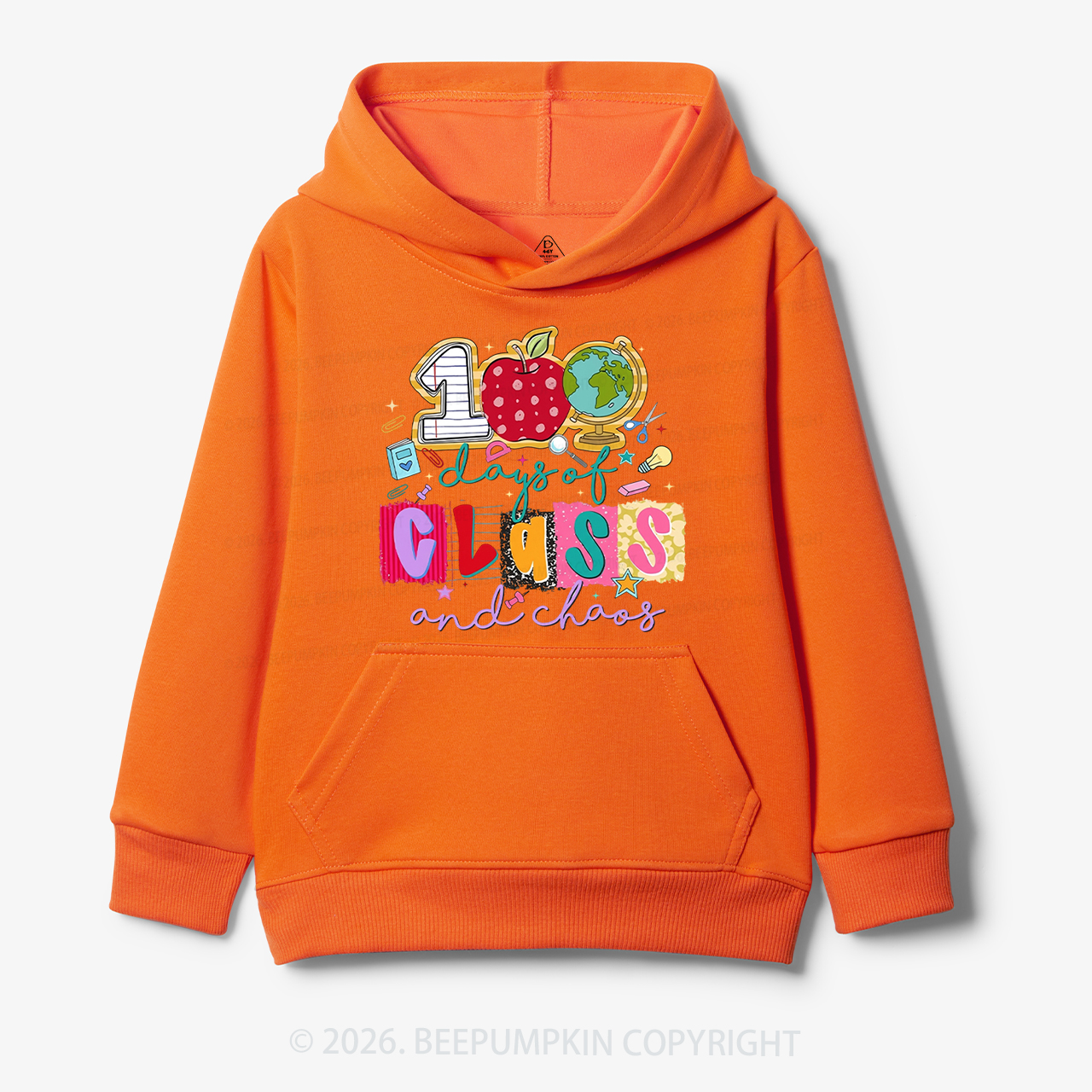 Class And Chaos 100 Days of School Toddler&Kid's Hoodies