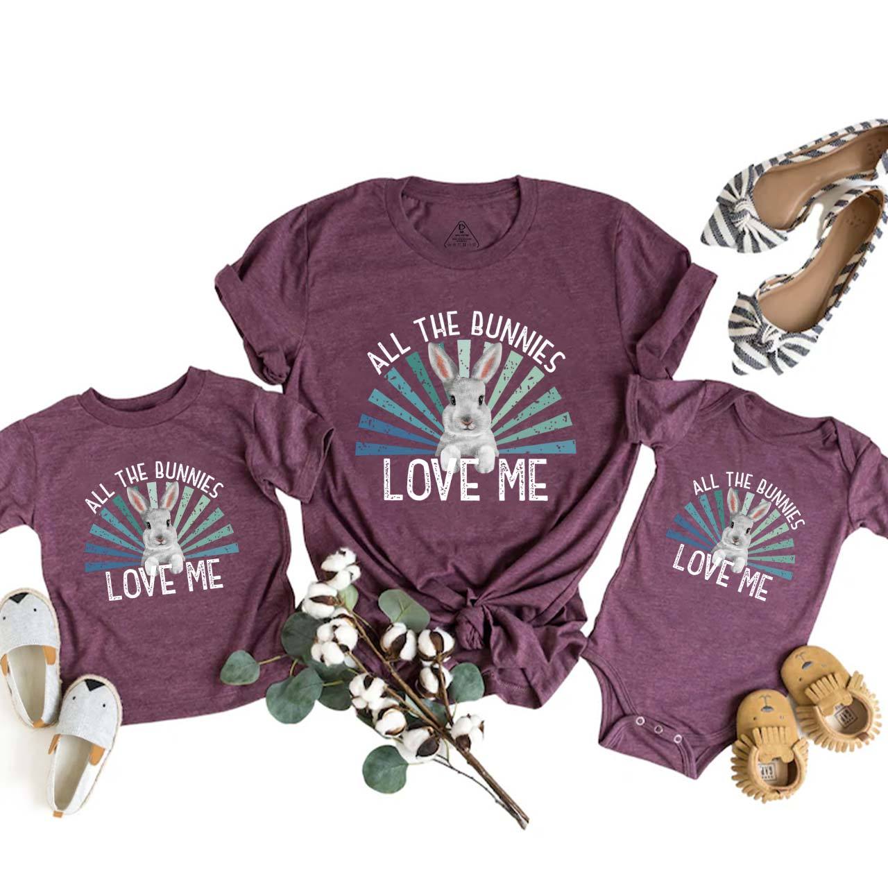 Bunny Easter Mom&Me Matching Tees