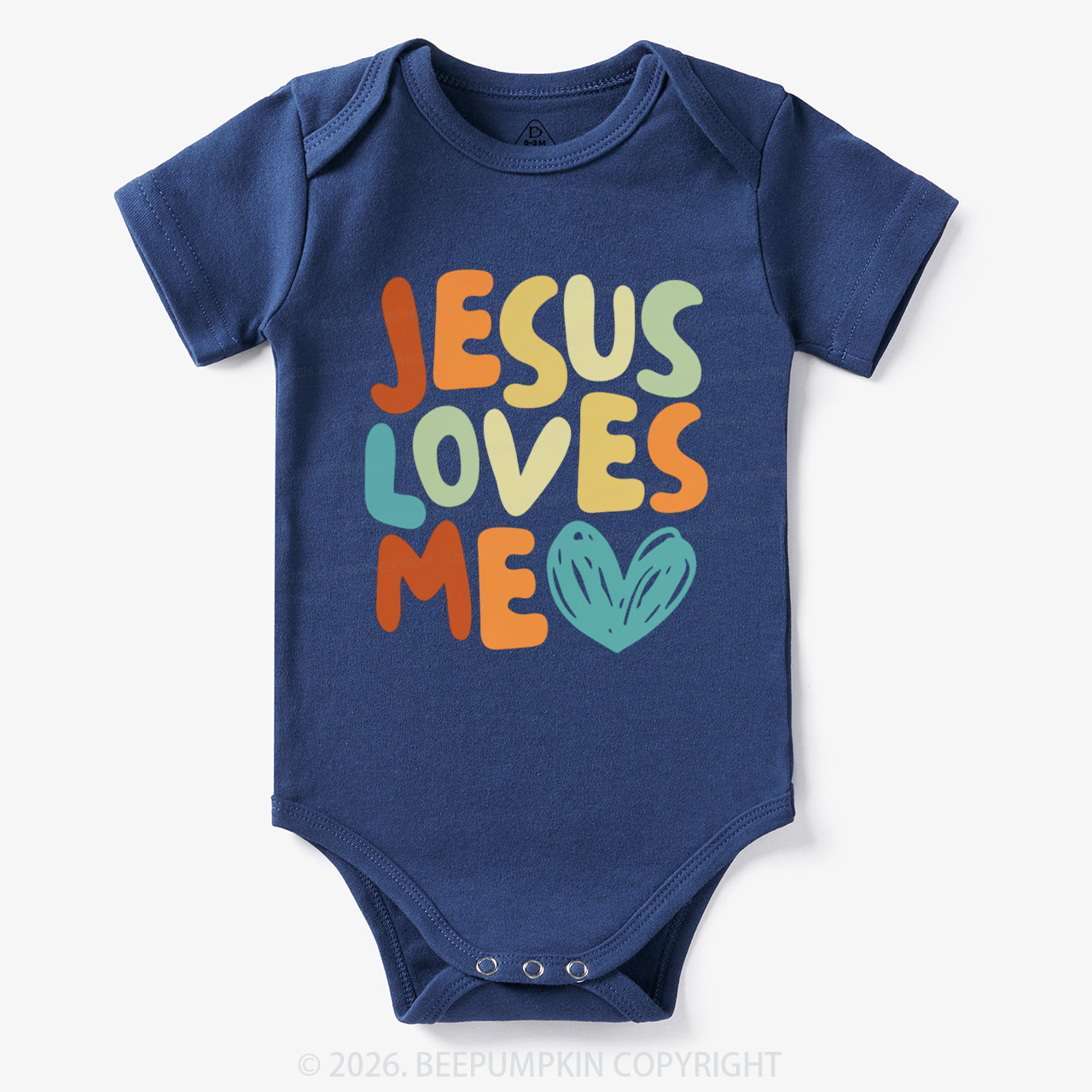 Jesus Loves Me Christian Bodysuit