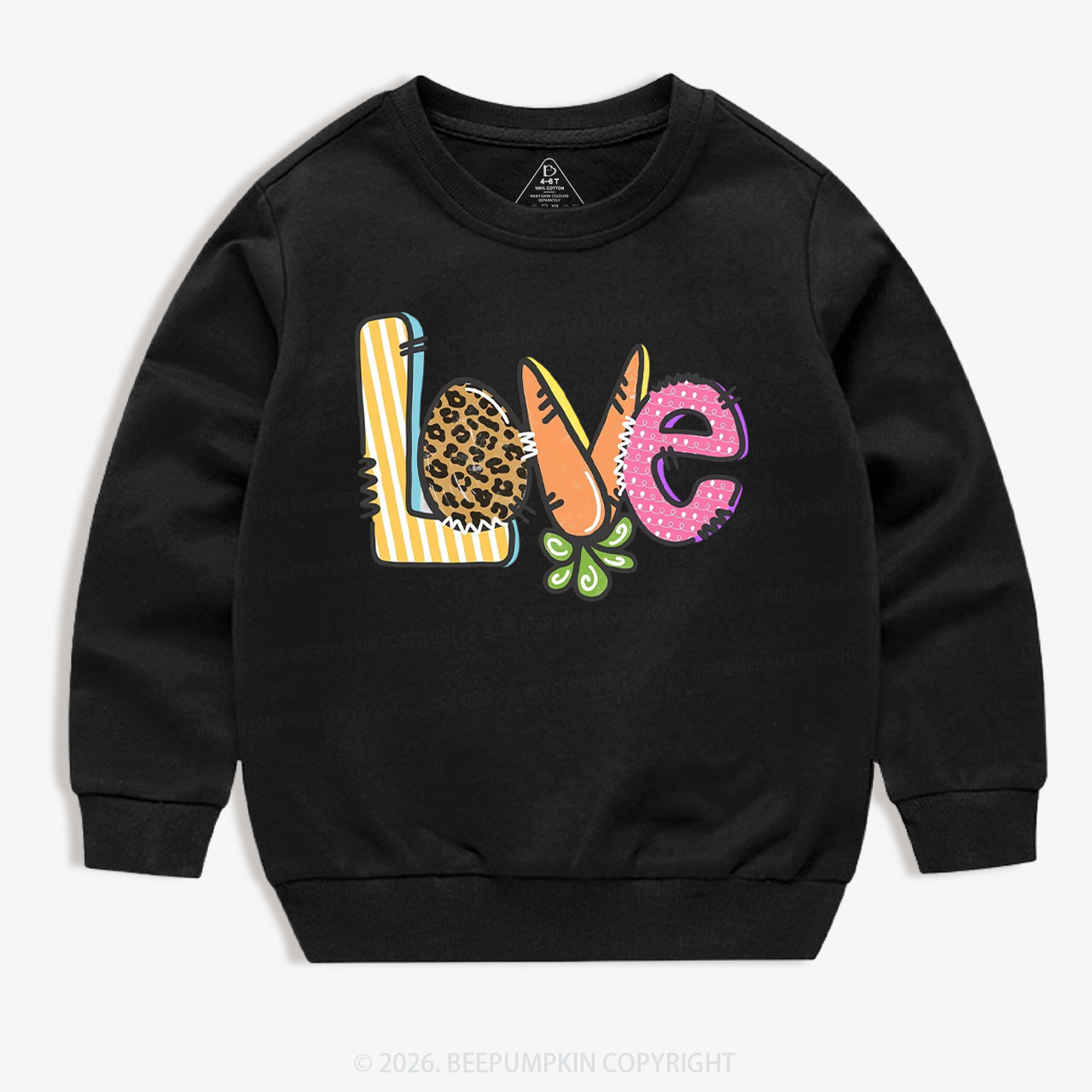 Easter Carrot Love Kid's Sweatshirt