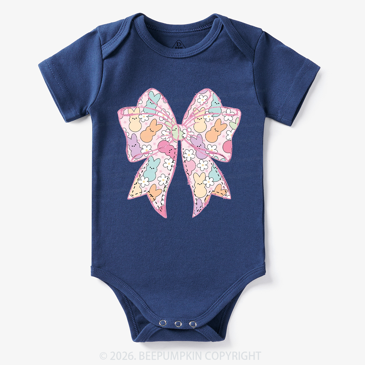 Easter Coquette Bunny Bow Bodysuit