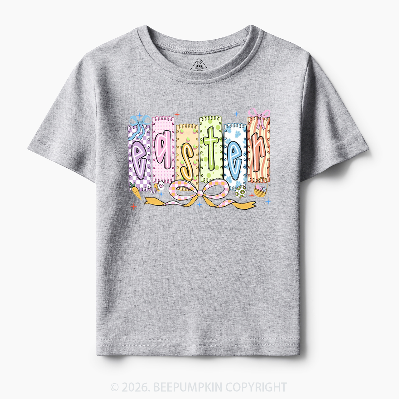 Cute Pastel Preppy Coquette Easter Toddler&Kid's Tees