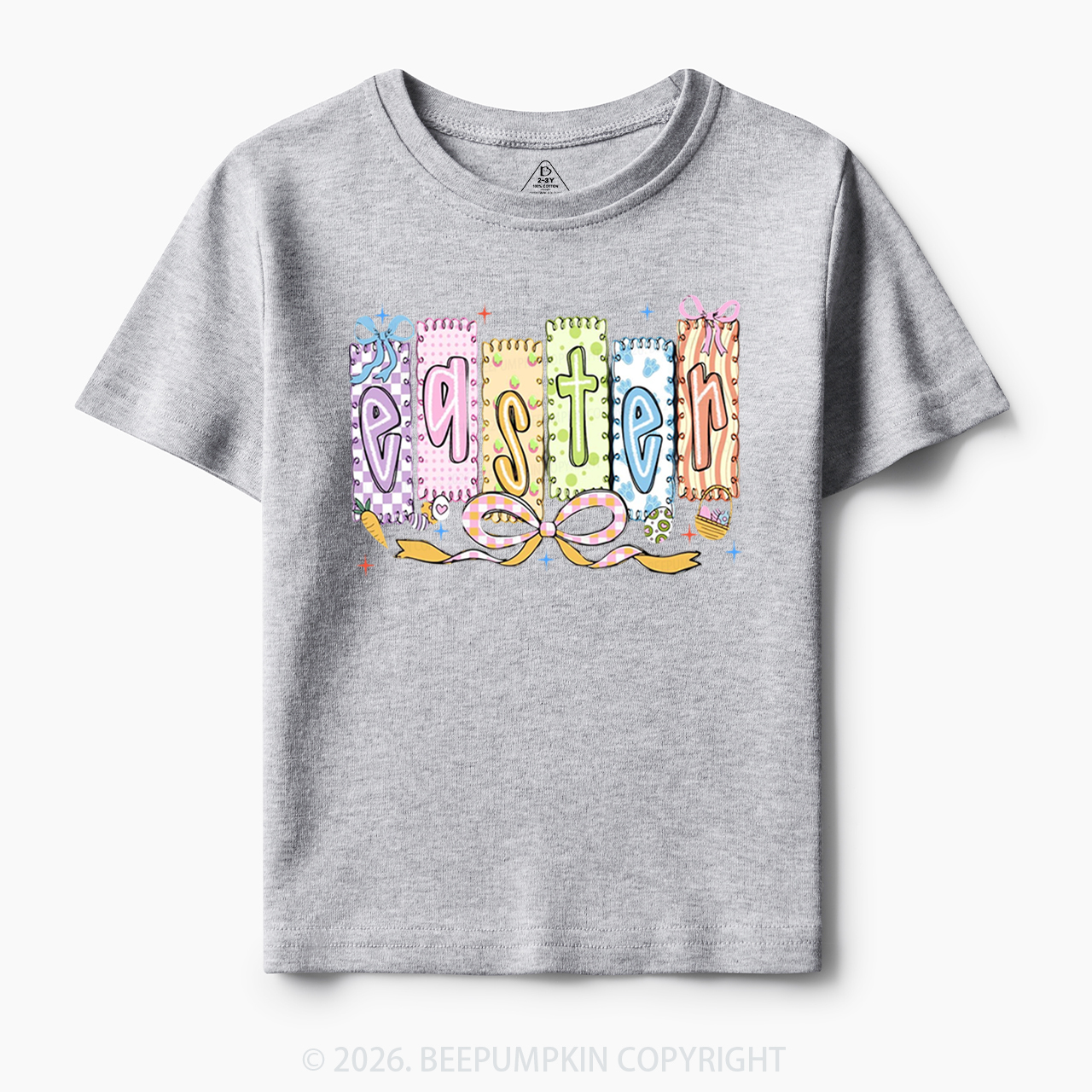 Cute Pastel Preppy Coquette Easter Toddler&Kid's Tees