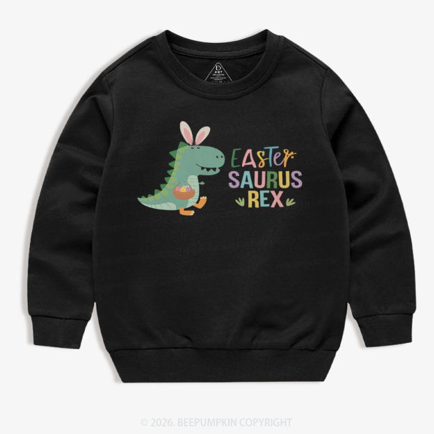 Easter Saurus Rex Kid's Sweatshirt