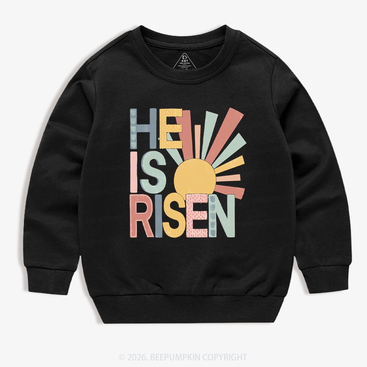 He Is Risen Love Like Jesu Easter Kid's Sweatshirt