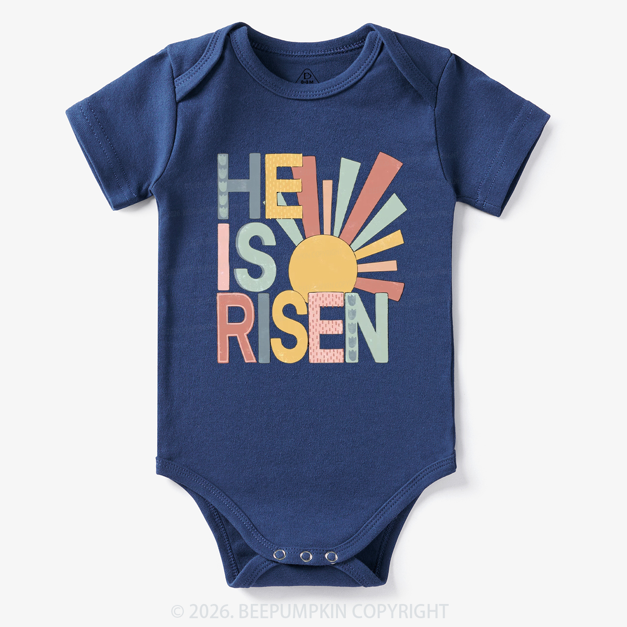 He Is Risen Love Like Jesus Easter Bodysuit