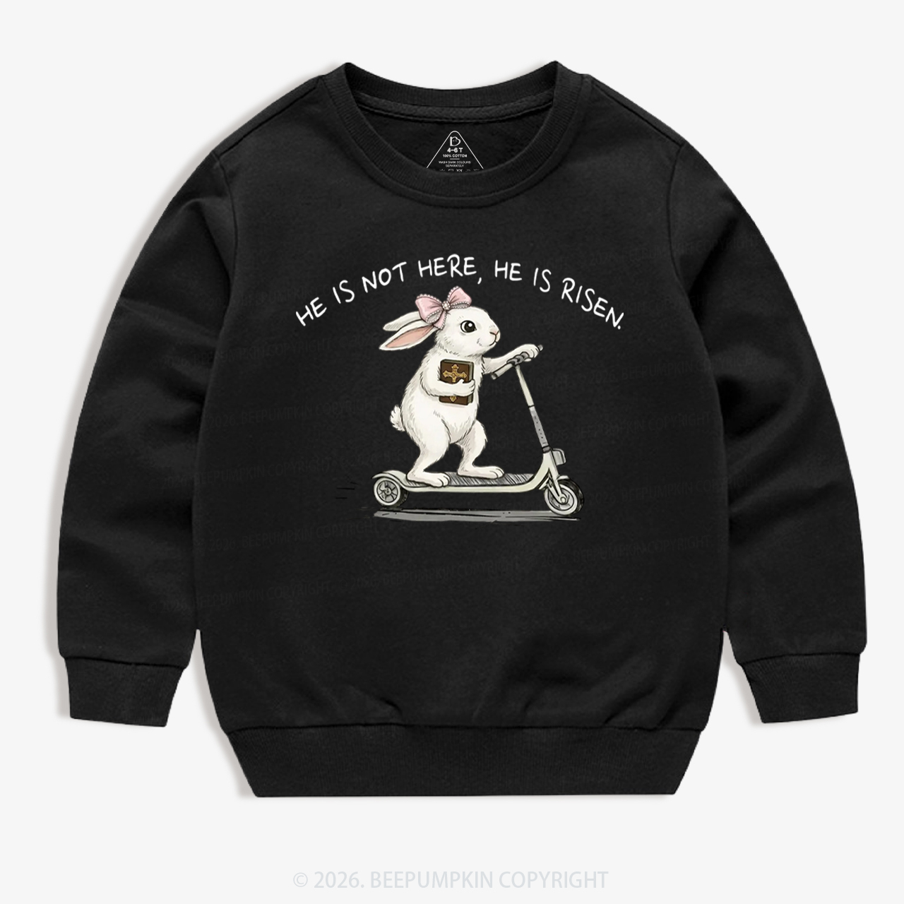 He Is Not Here He Is Risen Kid's Sweatshirt