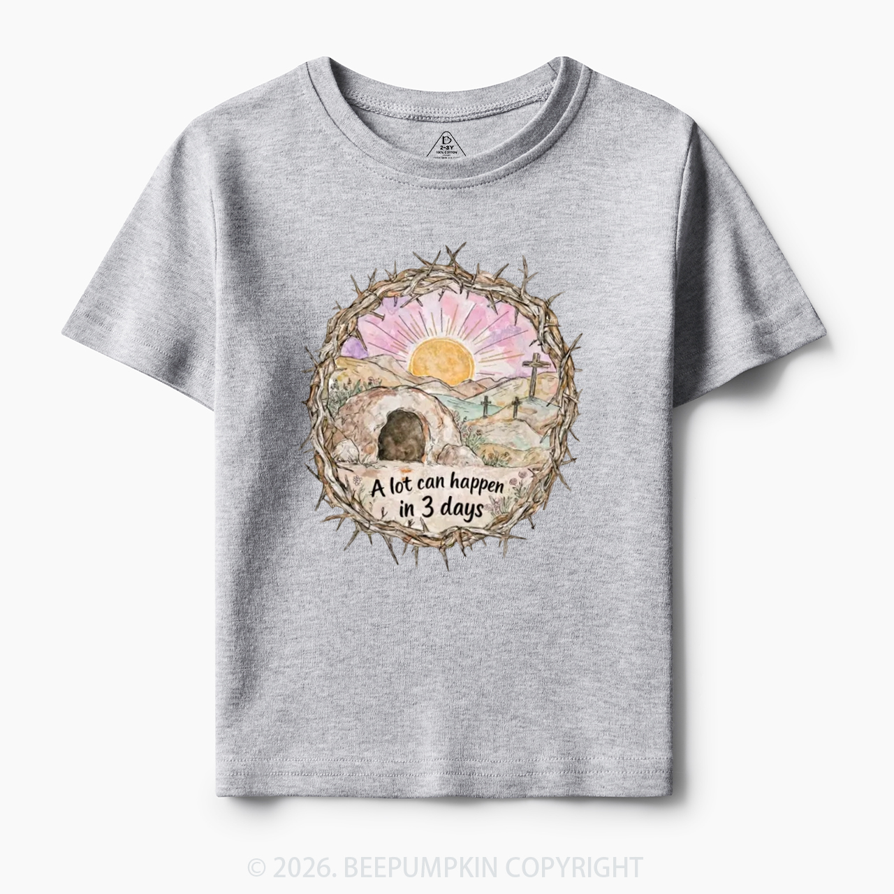 A Lot Can Happen in 3 Days Christian Toddler&Kid's Tees