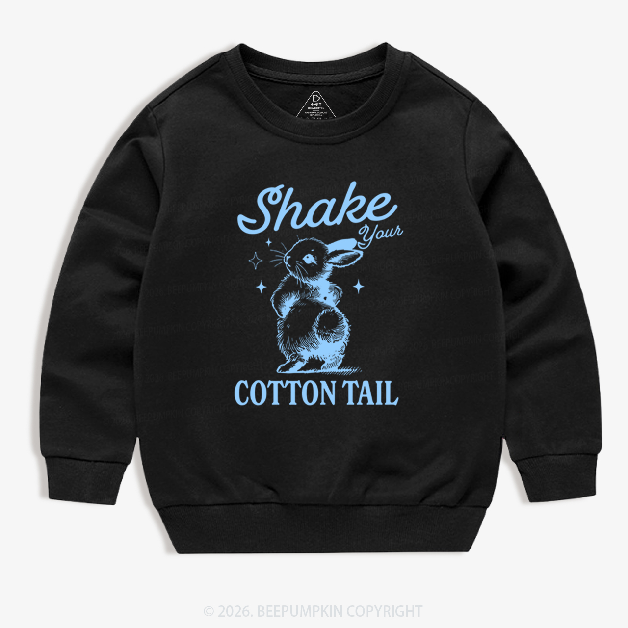 Shake Your Cotton Tail Easter Kid's Sweatshirt