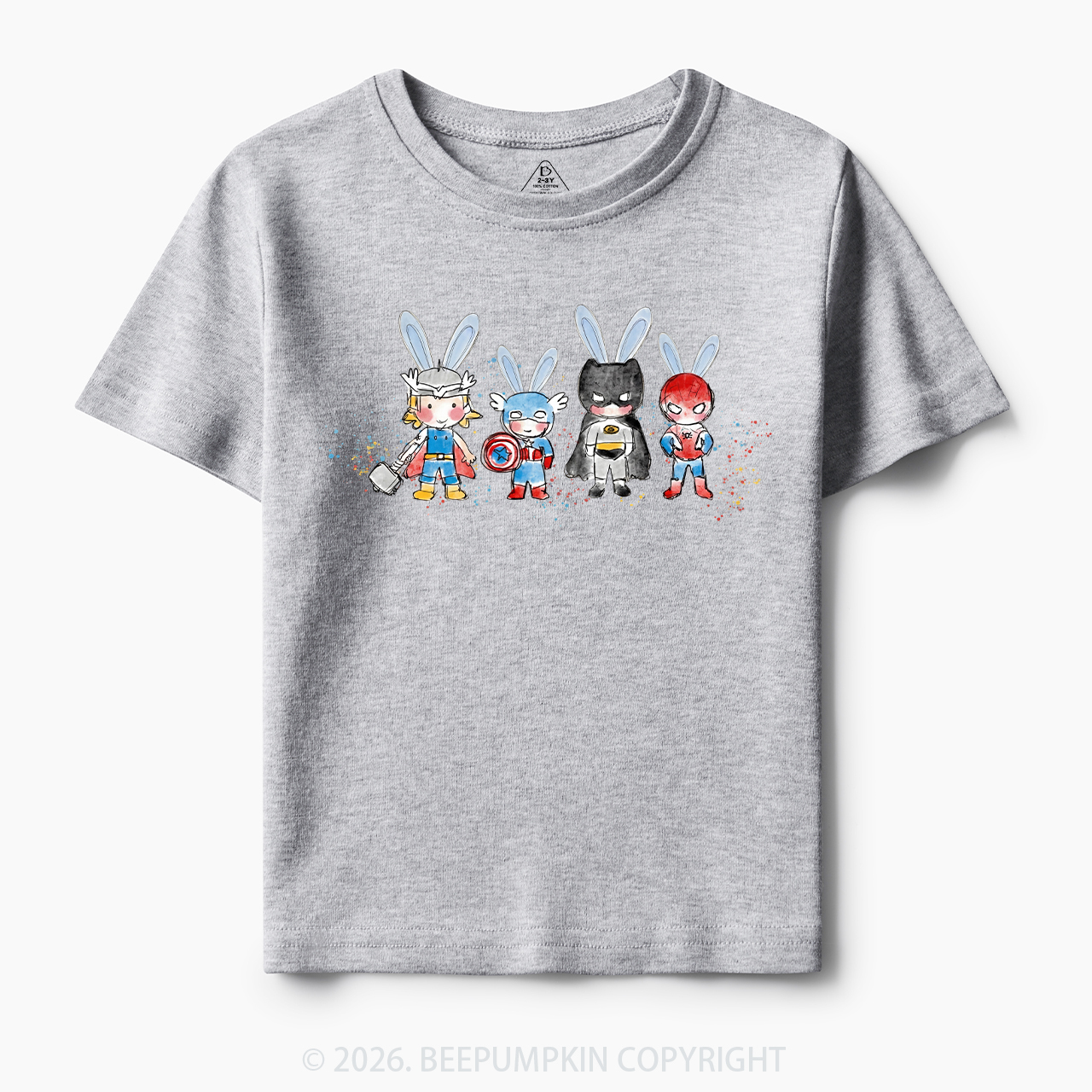 Easter Cute Cartoon Bunny Toddler&Kid's Tees