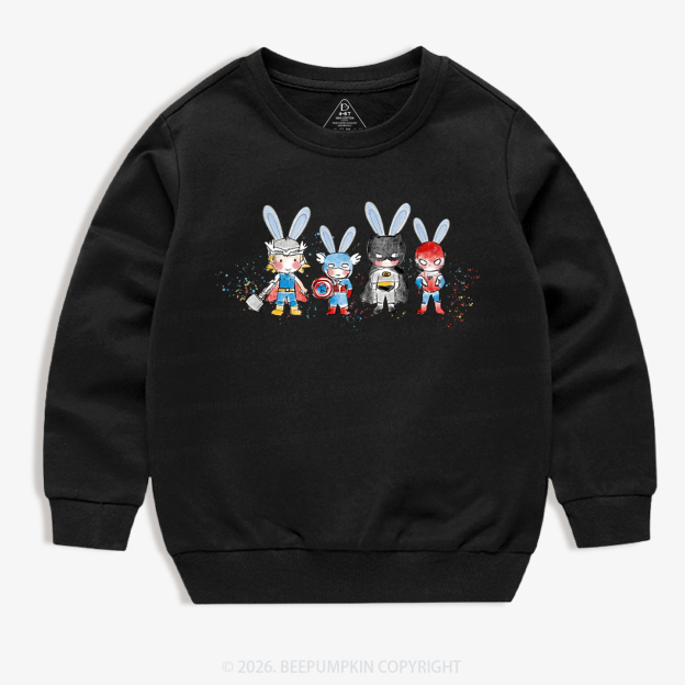 Easter Cute Cartoon Bunny Kid's Sweatshirt