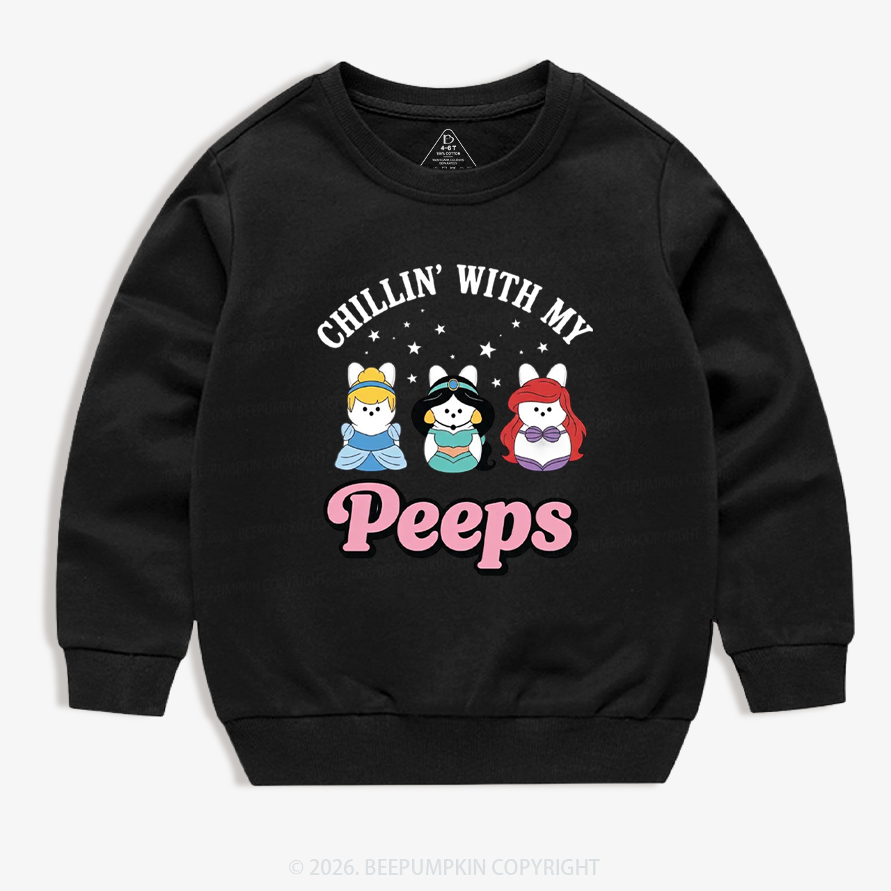 Chillin With My Peeps Bunny Kid's Sweatshirt