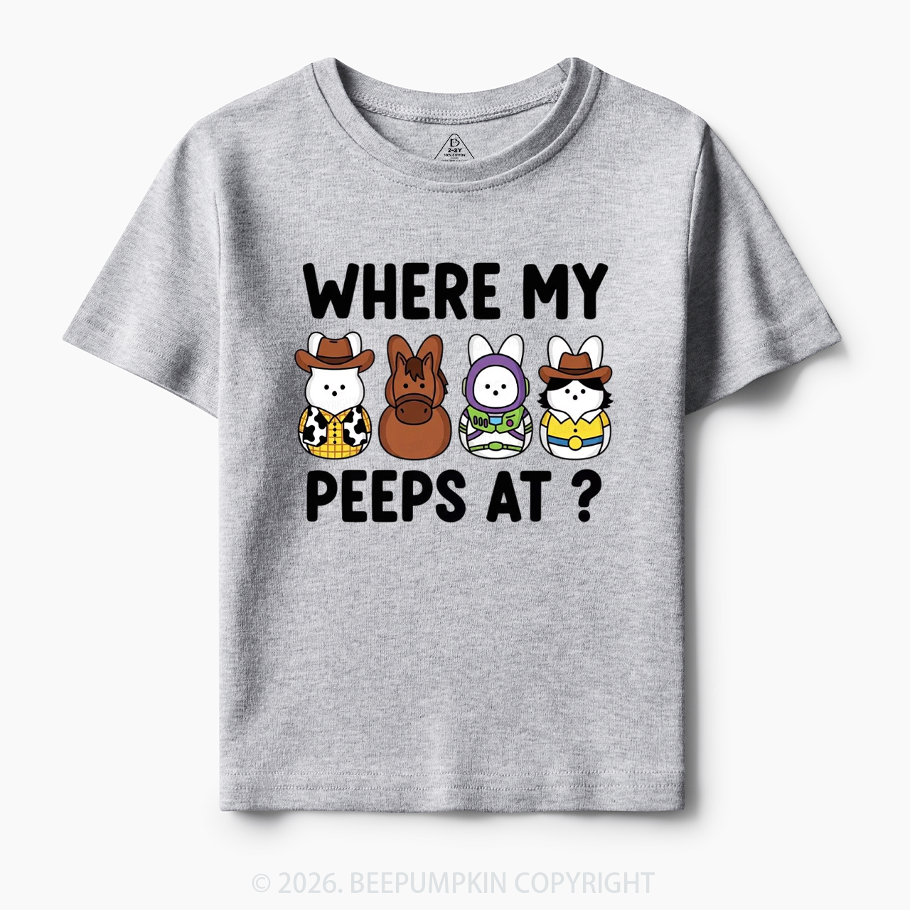Where My Peeps At Easter Toddler&Kid's Tees