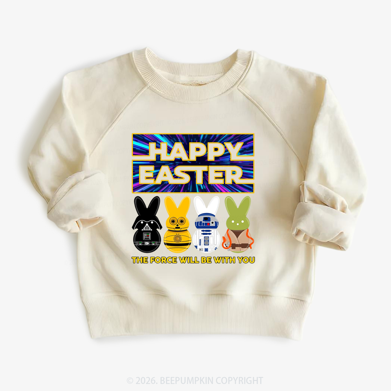 Cosmic Rabbit Easter Kid's Sweatshirt
