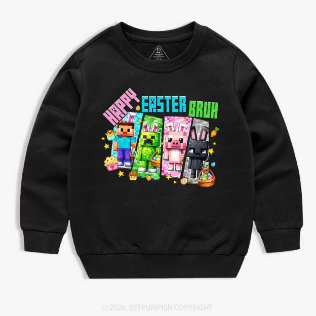 Happy Easter Mining Kid's Sweatshirt