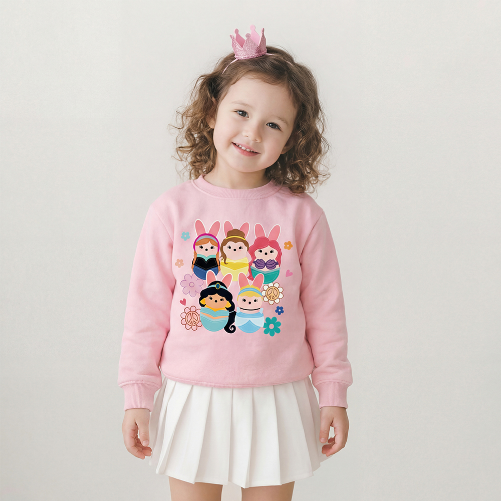 Dreamy Bunny Princess Kid's Sweatshirt