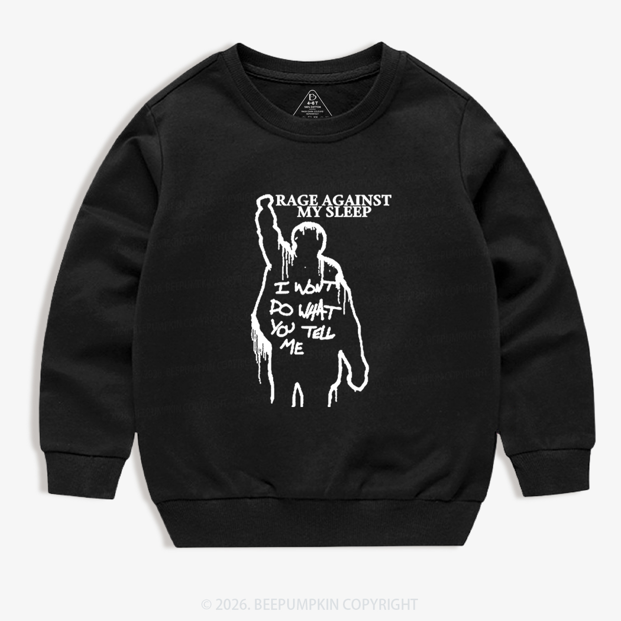 Rage Against My Sleep Kid's Sweatshirt 7