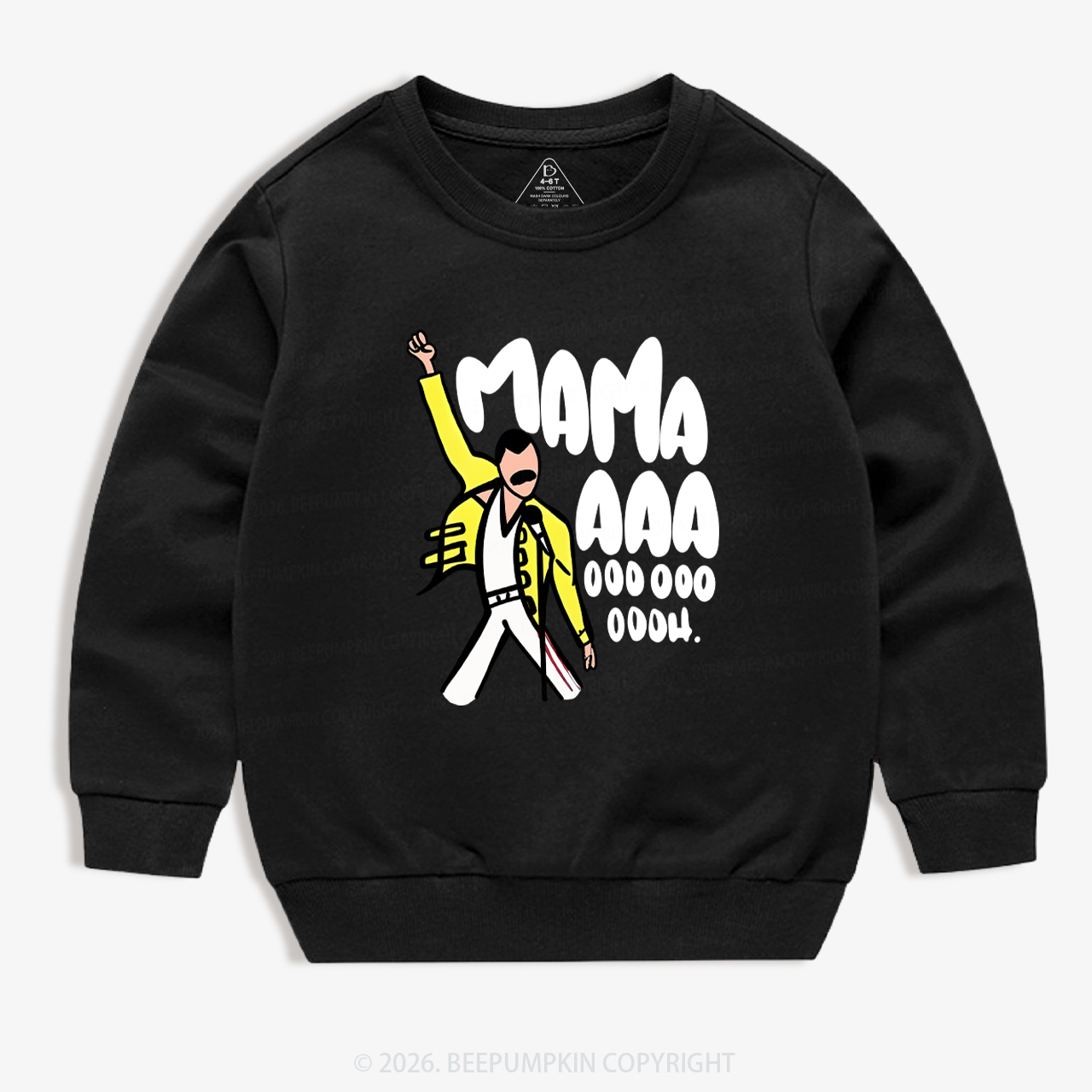 Mama Aaa Oooh Kid's Sweatshirt 8