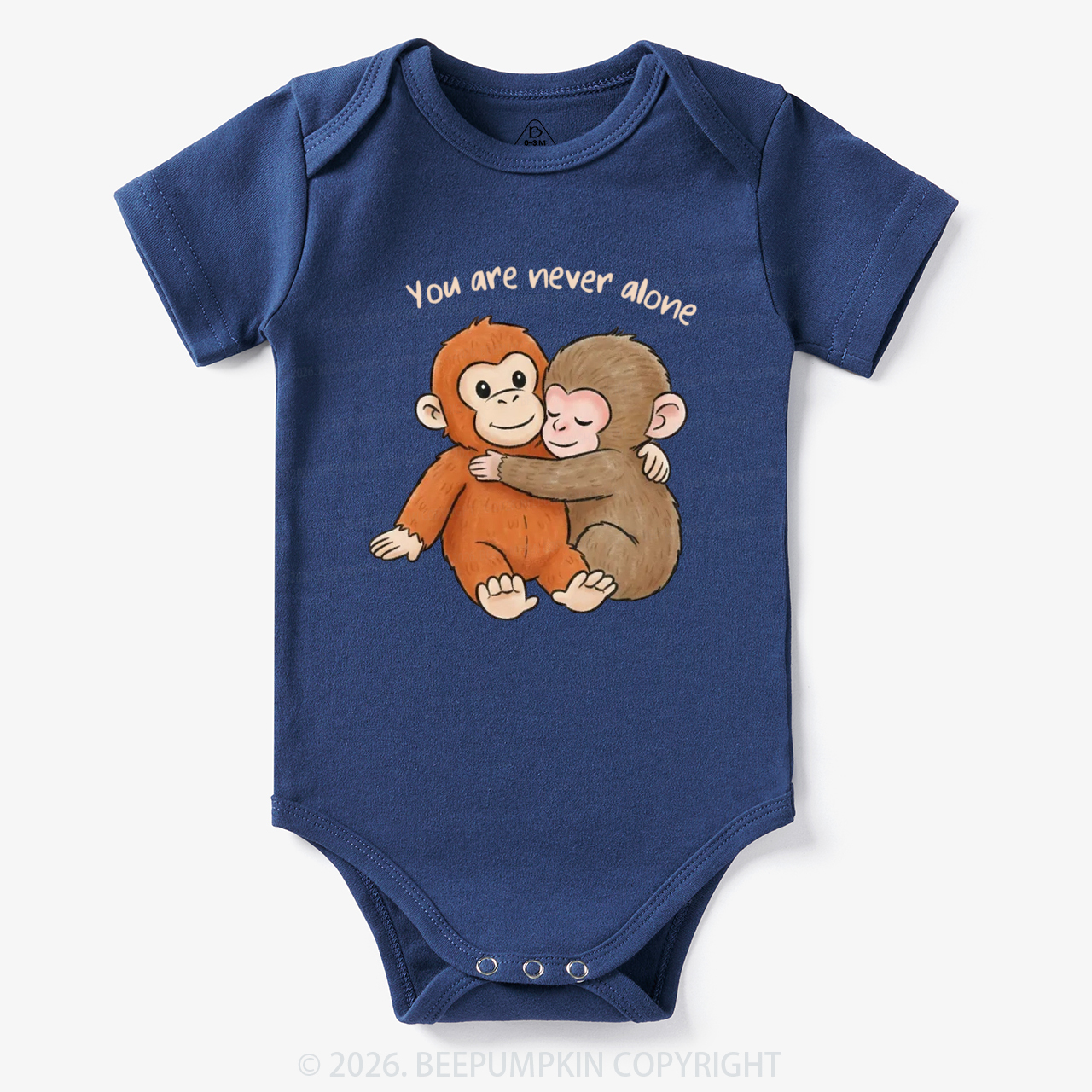 You Are Never Alone Punch Monkey Bodysuit