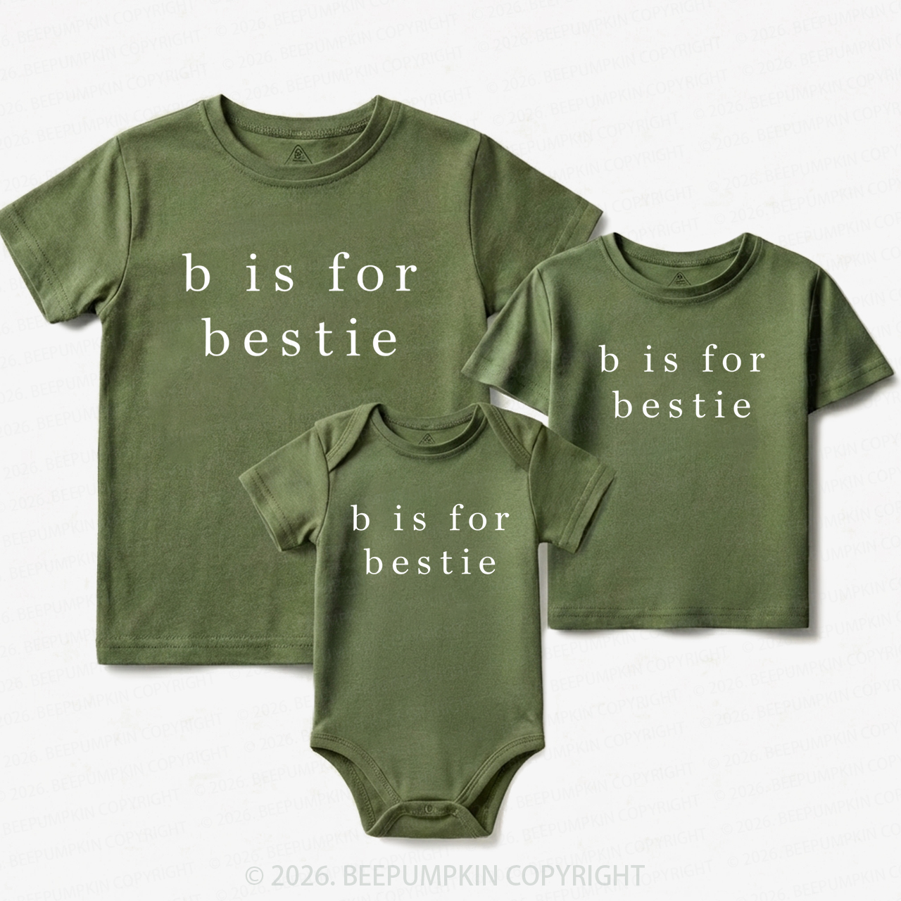 Bis For Bestie Matching Tees For Siblings