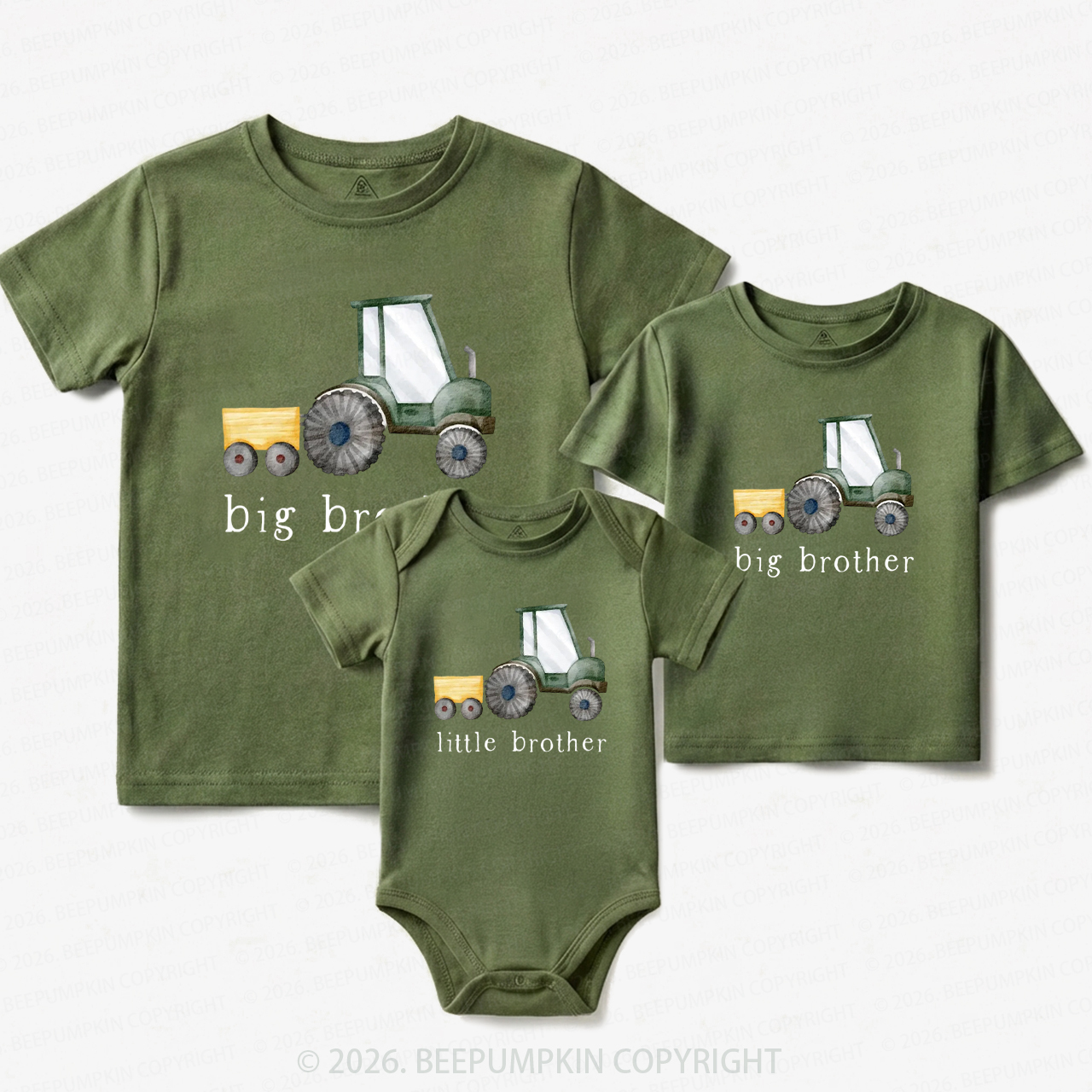 Tractor Country Matching Tees For Siblings