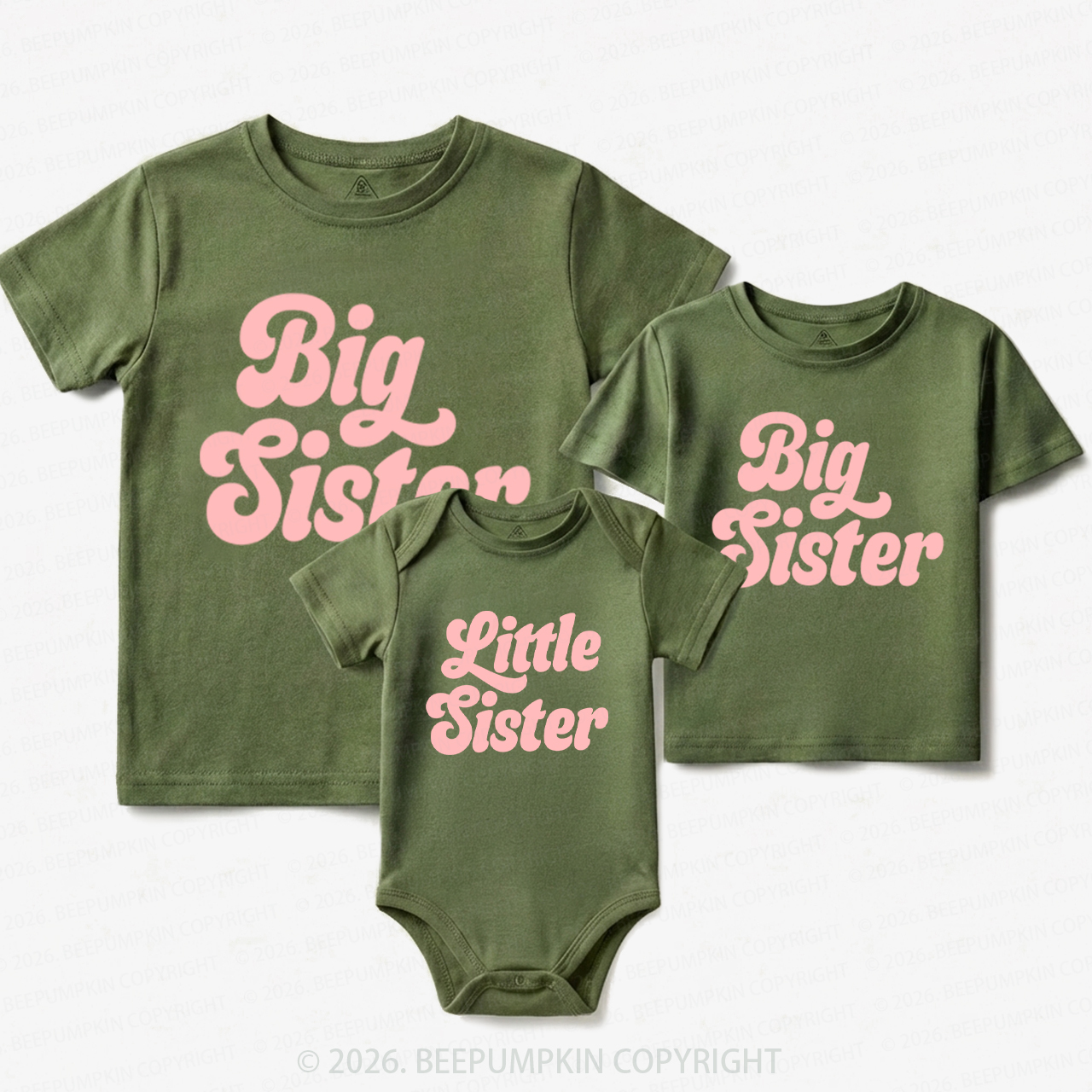 Groovy Sisters Matching Tees For Siblings