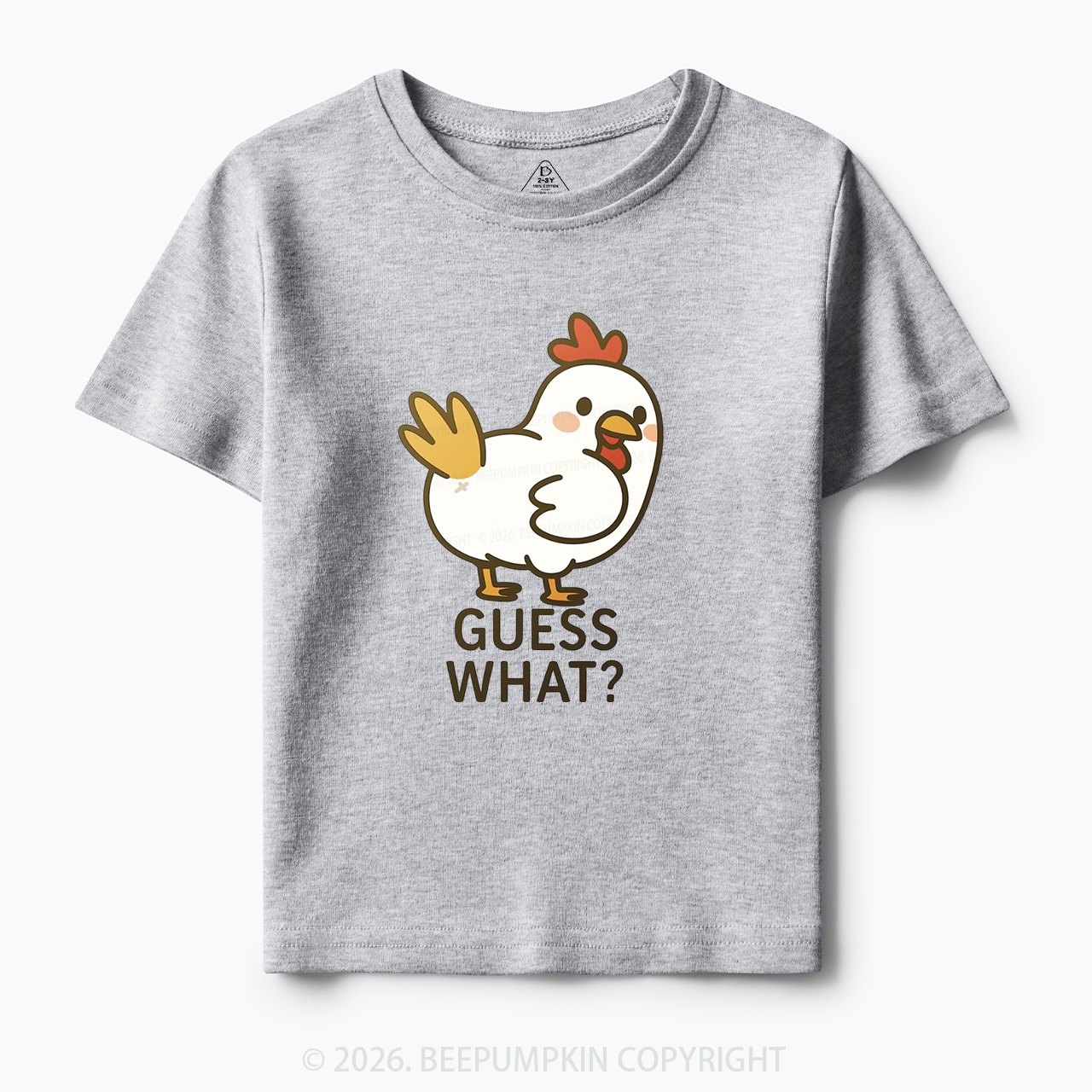 Guess What Chicken Funny Butt Joke Toddler&Kid's Tees 7