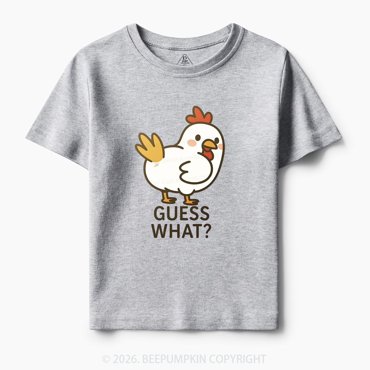 Guess What Chicken Funny Butt Joke Toddler&Kid's Tees 7