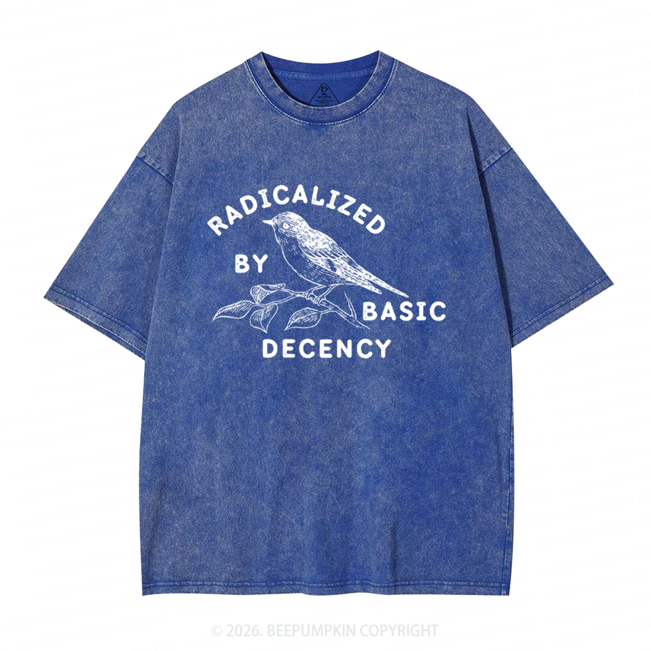 Radicalized By Basic Decency Activist Washed T-Shirts