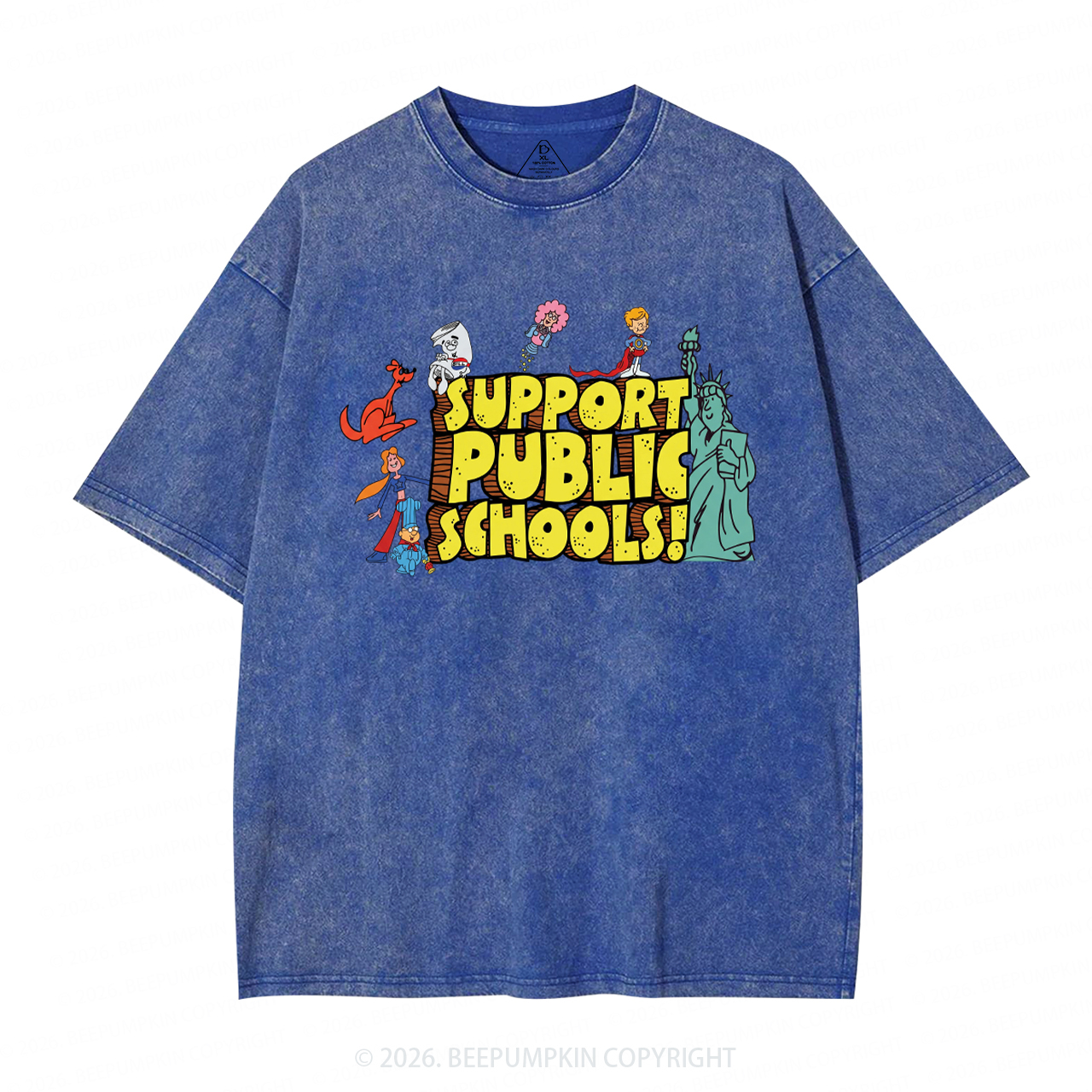Support Public Schools Washed T-Shirts