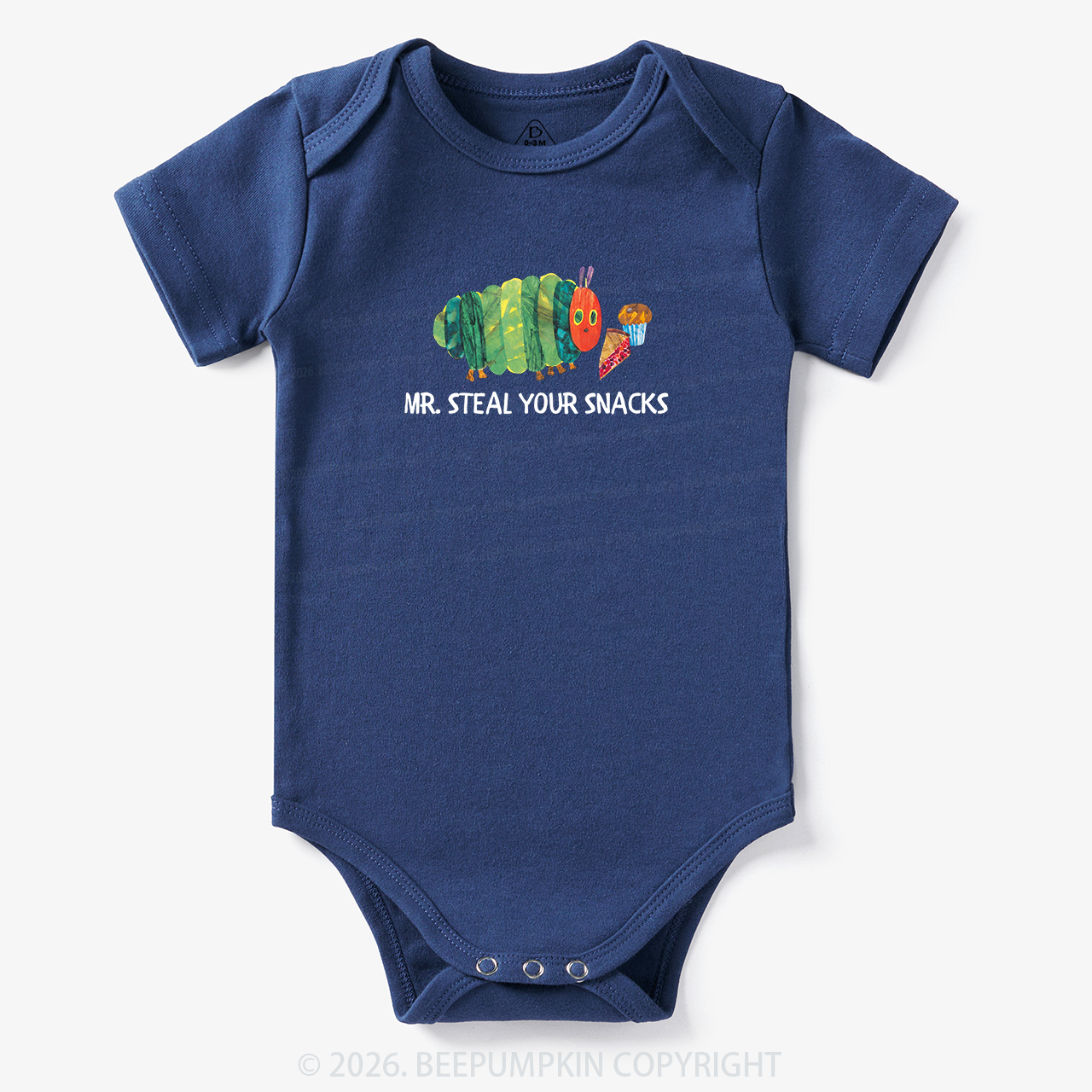 Hungry Little Caterpillar Mr Steal Your Snacks Bodysuit