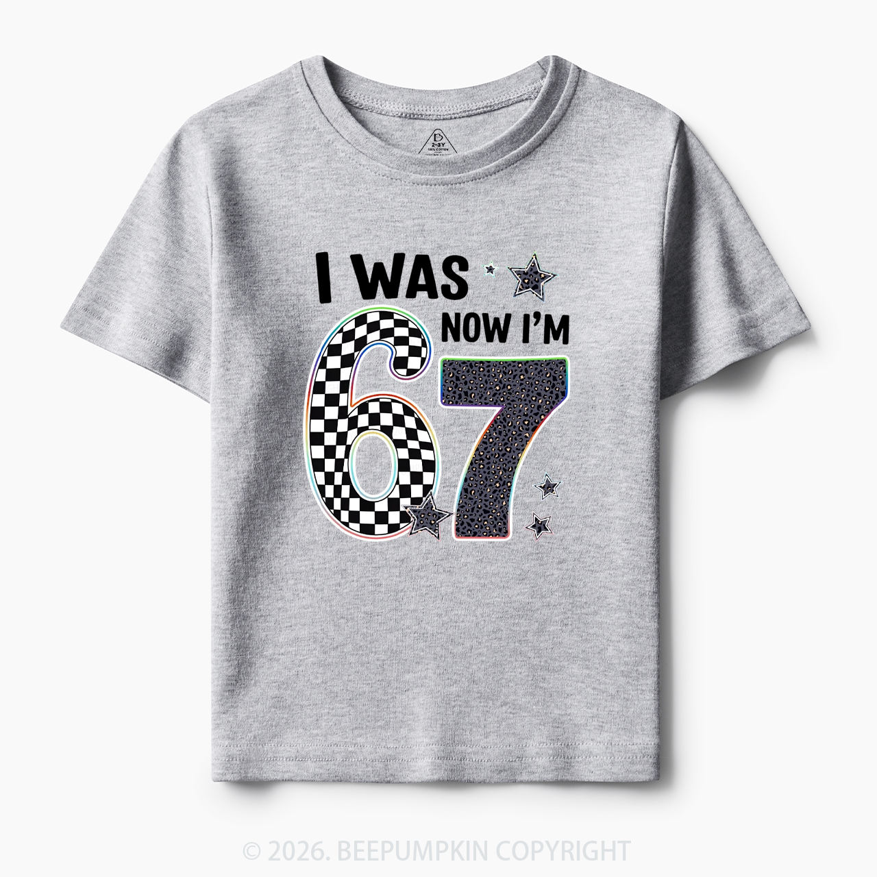 I Was 6 Now I'm 7 Funny Birthday Toddler&Kid's Tees