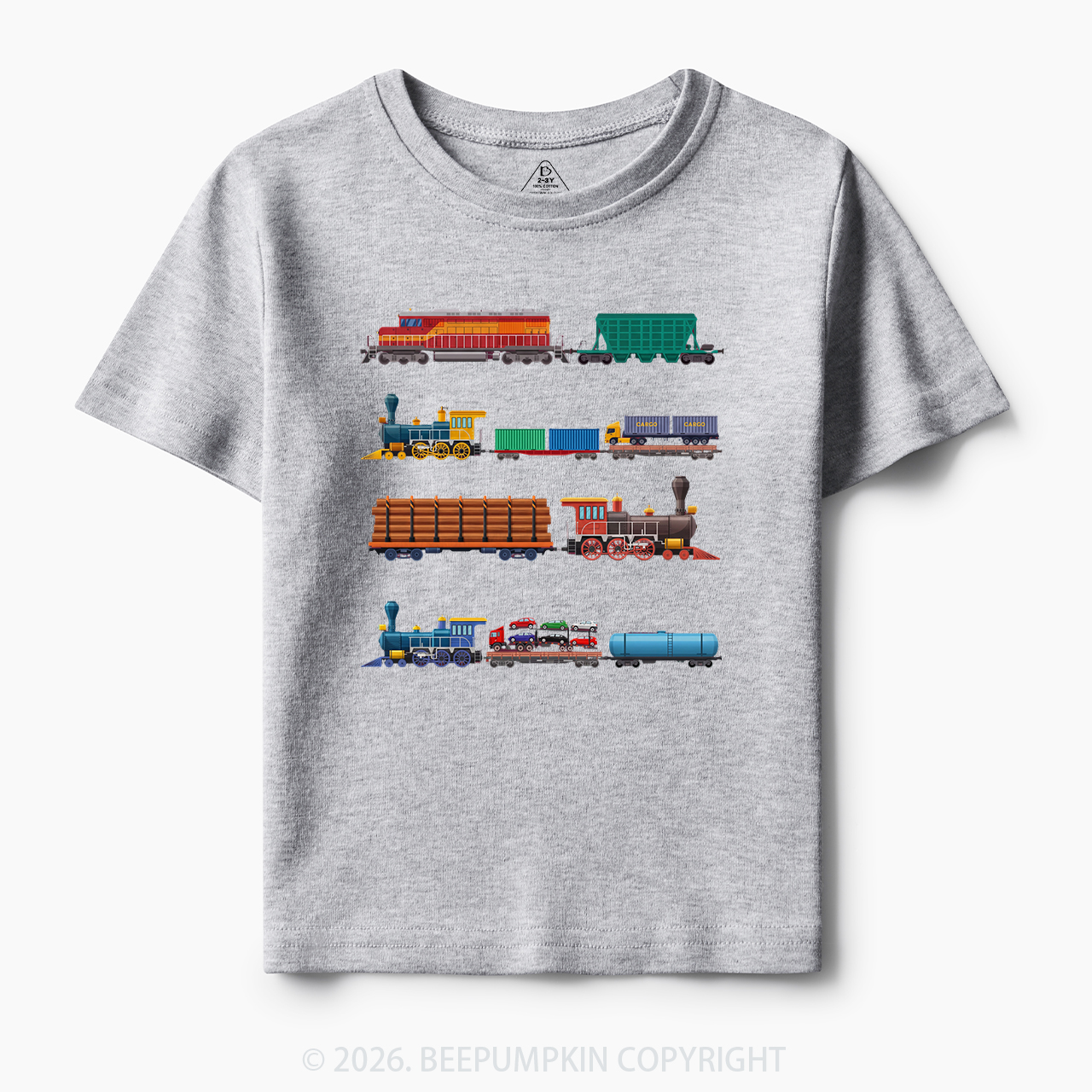 Rainbow Train Toddler&Kid's Tees