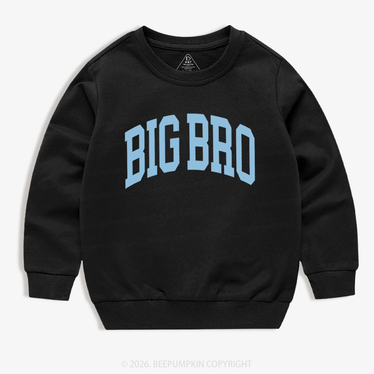 Big Bro Boho Natural Kid's Sweatshirt