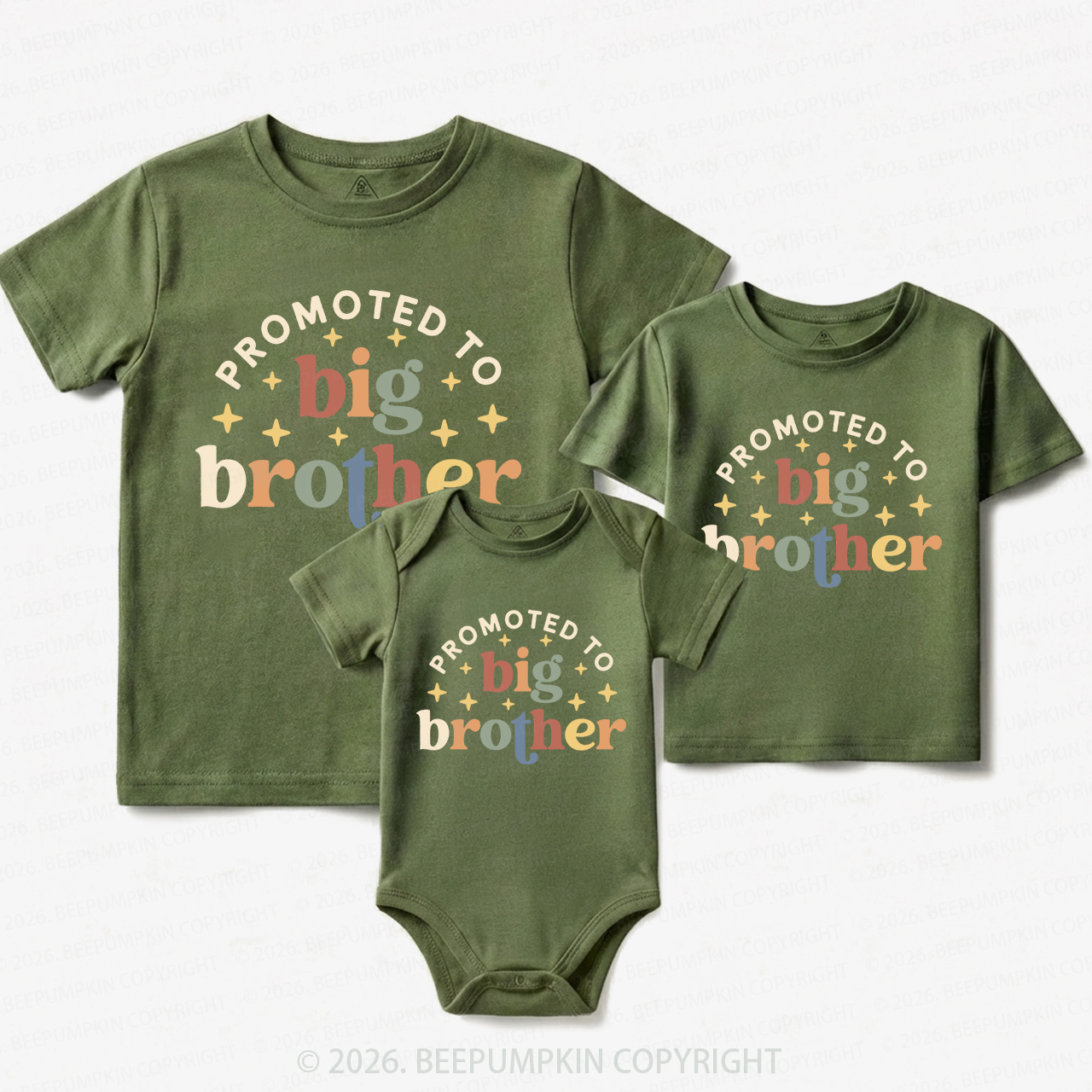 Future Promoted To Big Brother Matching Tees For Siblings